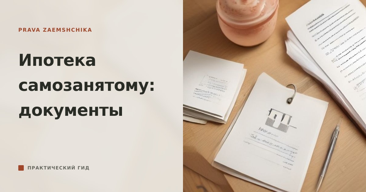 Иллюстрация к статье «Как оформить ипотеку самозанятому: документы и подтверждение дохода»
