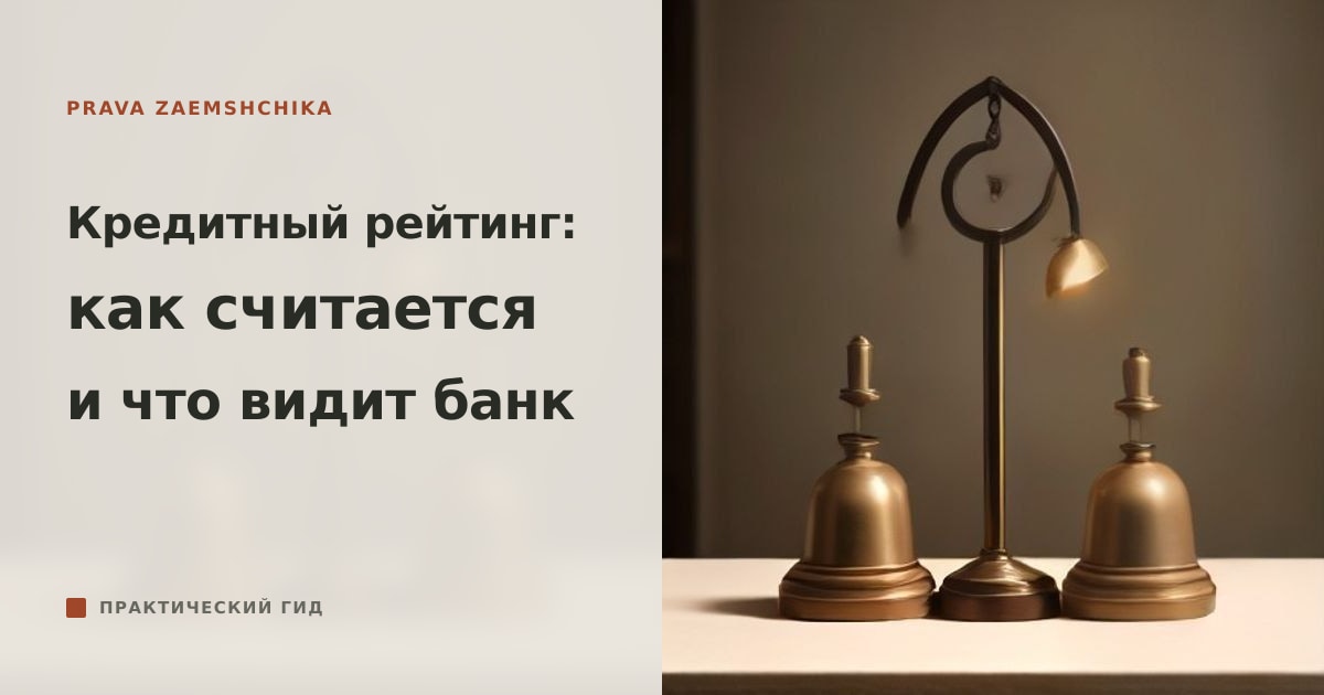 Иллюстрация к статье «Кредитный рейтинг: как формируется и влияет ли на решение банка»